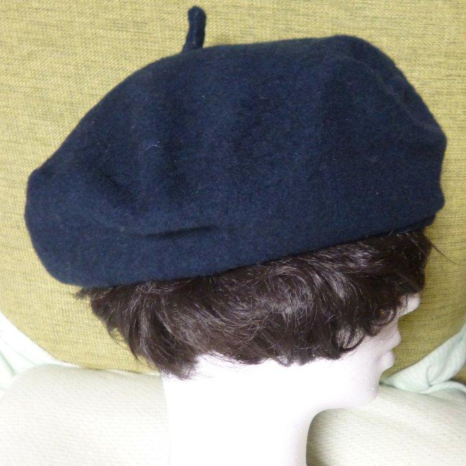 圧縮ウール ハンチング 帽子 - 帽子