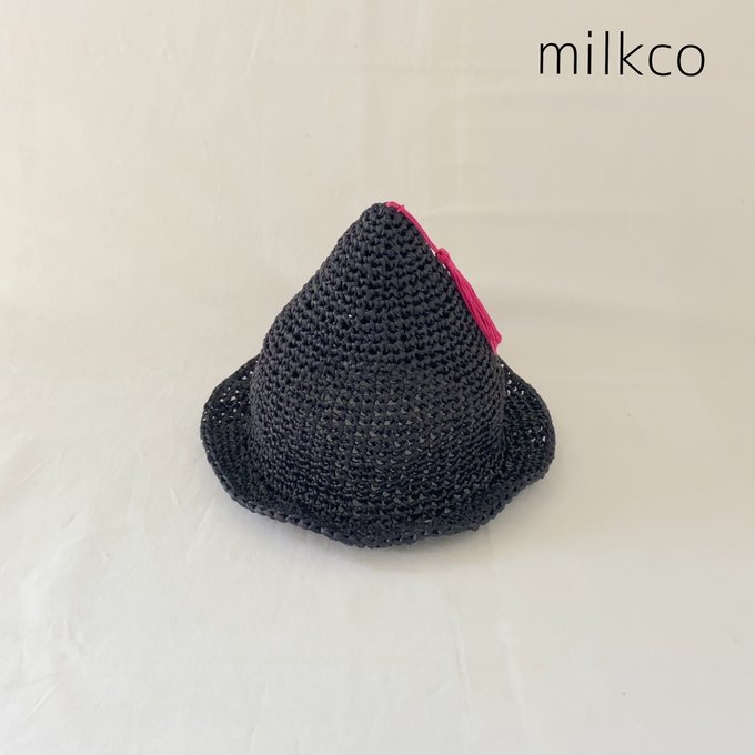 とんがり帽子 どんぐり帽子 麦わら帽子 milkco - 1