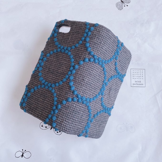 1847*maroon様確認専用 ミナペルホネン 手帳型 スマホケース-