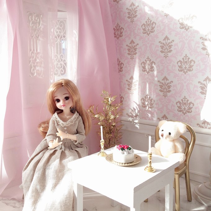 リカちゃんハウス クラシックピンクスタイル 1/6ドールハウス リカちゃんハウス クラシックピンクスタイル 1/6ドールハウス