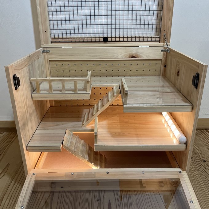 木製ケージ ケージ 木製 ハンドメイド 爬虫類 小動物 DIY - 木工 木製ケージ ケージ 木製 ハンドメイド 爬虫類 小動物 DIY - 木工