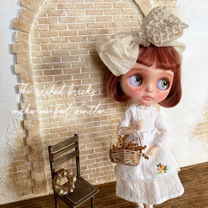 ミニチュア ドールハウス 背景ボード 壁 床 ブライス リカちゃん ミニチュア ドールハウス 背景ボード 壁 床 ブライス リカちゃん