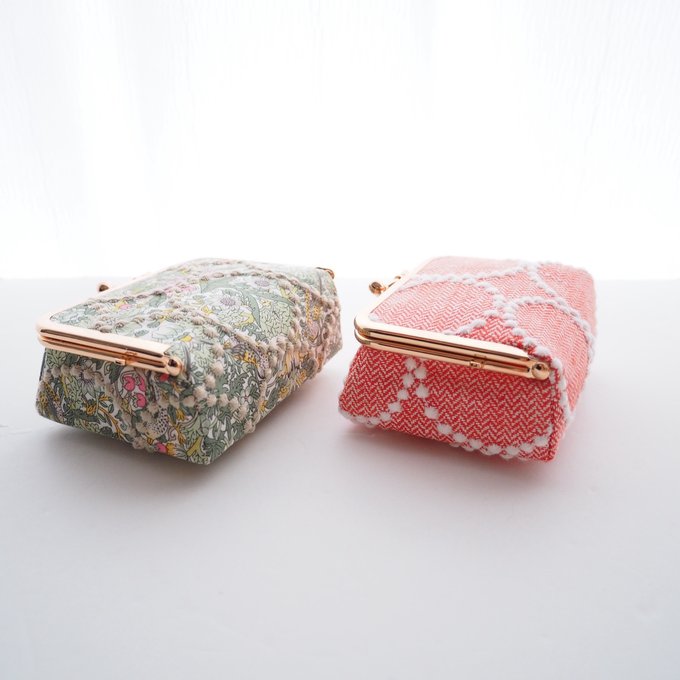 専用です!〔ハンドメイド〕ミナペルホネン ミニBOXがま口 専用です!〔ハンドメイド〕ミナペルホネン ミニBOXがま口