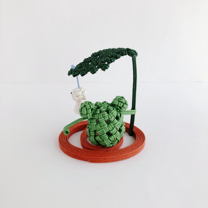 かえるさんとてるてる坊主 - OZA-HIDE'S GALLERY | minne 国内最大級のハンドメイド・手作り通販サイト