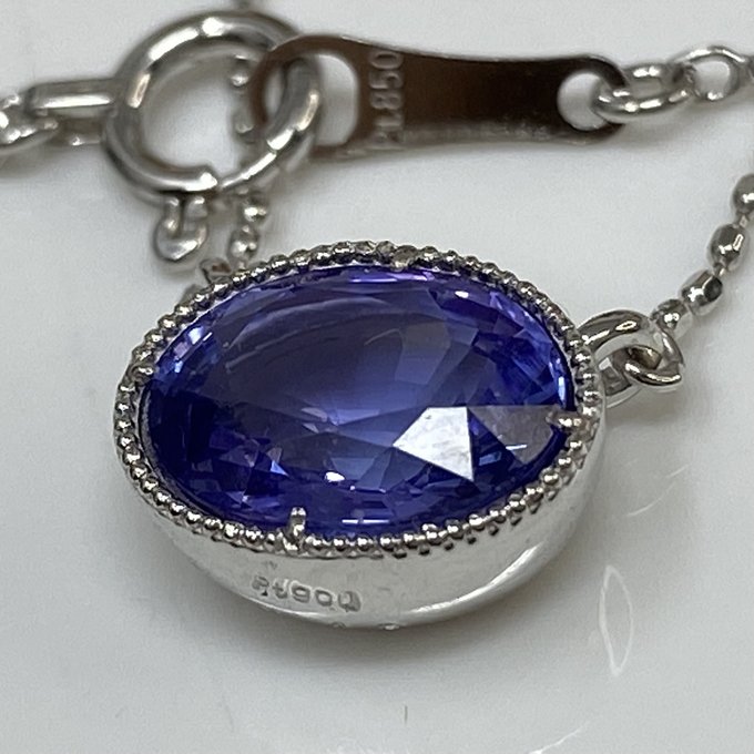 輝く高品質な pt900 タンザナイト 1.40ct ネックレス aratake-dental.com