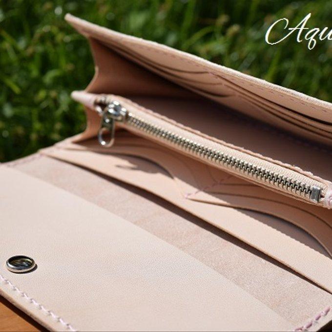 花柄 長財布(ボタンタイプ) - AQULIA'S GALLERY | minne 国内 花柄 長財布(ボタンタイプ) - AQULIA'S GALLERY | minne 国内