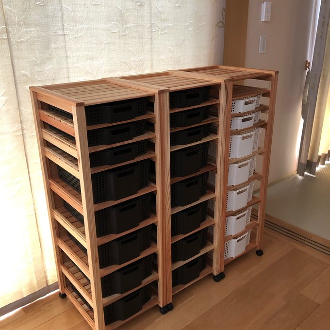 オーダーメイド! 木製収納ラック^_^ - BOCCOYA'S GALLERY | minne