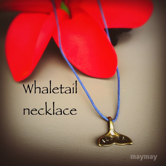 Whaletail（ホエールテール） くじらのしっぽ ネックレス ターコイズ