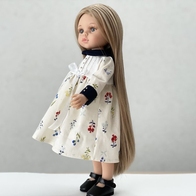 パオラドールサイズのお洋服 花柄ワンピース - konta | minne パオラドールサイズのお洋服 花柄ワンピース - konta | minne