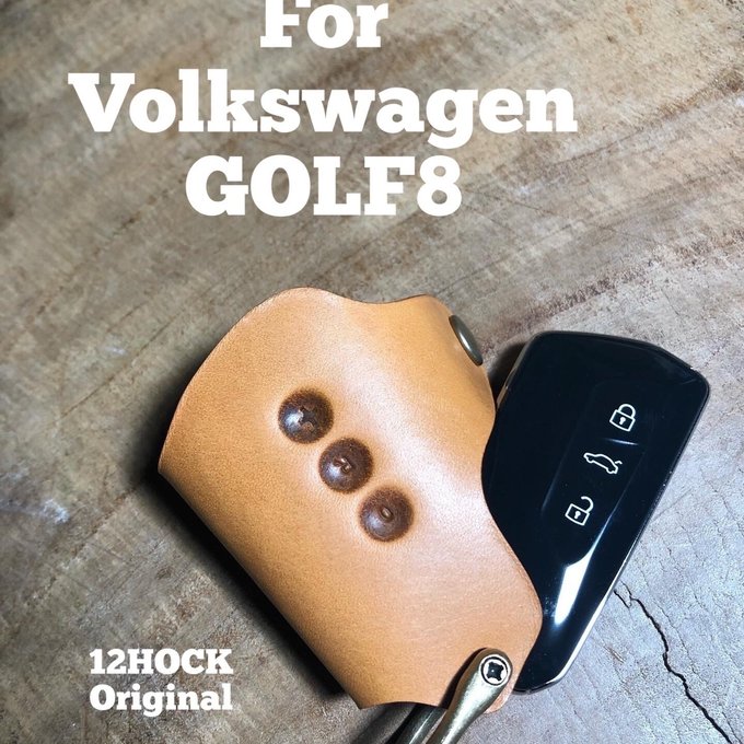 Volkswagen ワーゲン【GOLF 8】スマートキーケース 〜キャメル他各種〜 12HOCK'S GALLERY minne  国内最大級のハンドメイド・手作り通販サイト