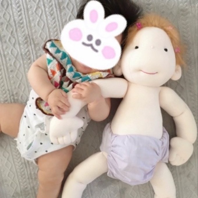 ベビーマッサージ用お人形 50cmサイズ