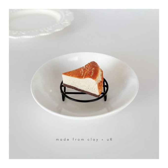 ベイクドチーズケーキ[食品サンプル|ミニチュアフード|フェイク ベイクドチーズケーキ[食品サンプル|ミニチュアフード|フェイク