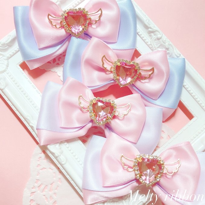 魔法少女風 ゆめかわヘアクリップ♡ 全2色♡ - Melty ribbon | minne