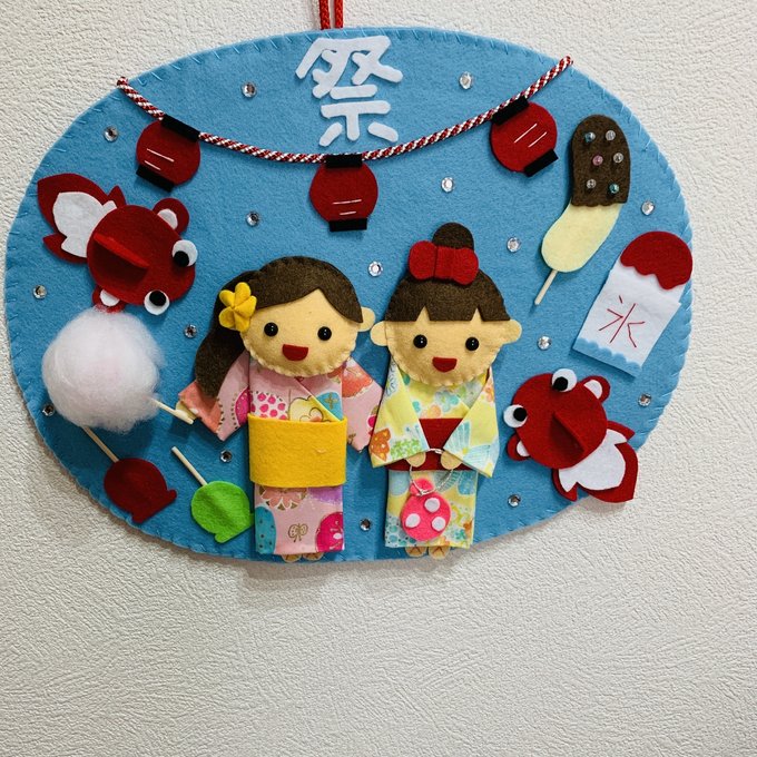 ✿︎オーダー受付中✿︎フェルト*丸型リース - HA-RM208'S ✿︎オーダー受付中✿︎フェルト*丸型リース - HA-RM208'S