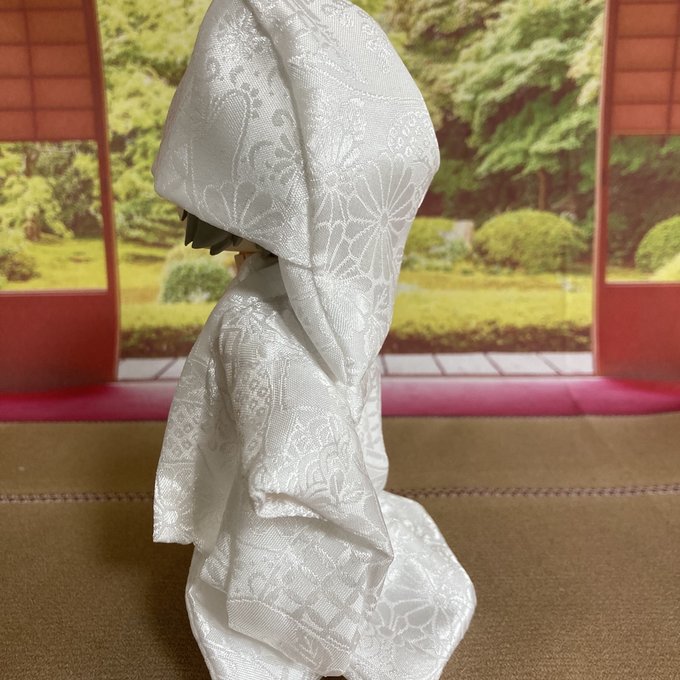 オビツ11身長調整キットサイズ 着物 白無垢 - いおりん工房 オビツ11身長調整キットサイズ 着物 白無垢 - いおりん工房