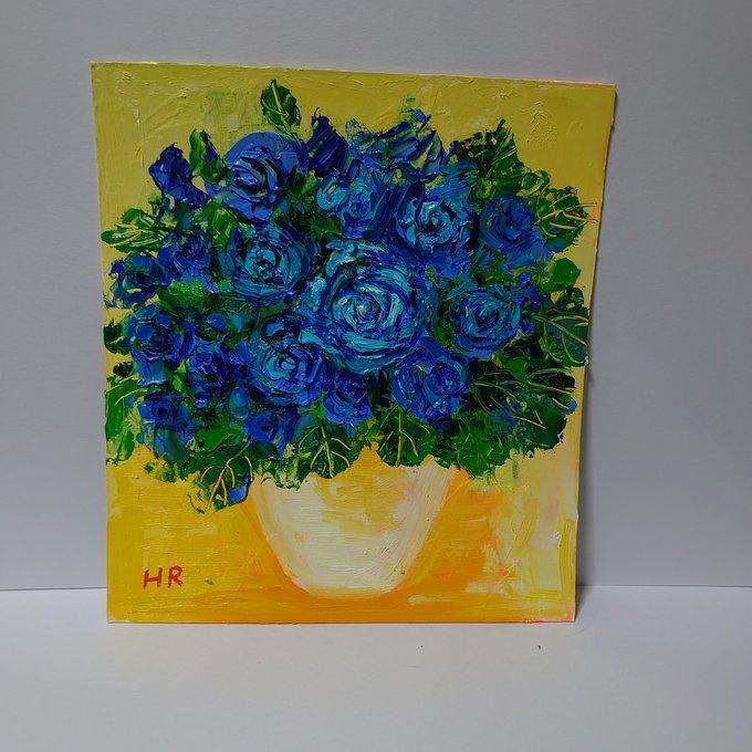 新商品 油絵 絵画 薔薇No.027 dhlcm.lk