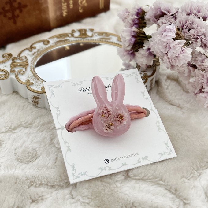 うさぎちゃんヘアゴム🐰pink うさぎちゃんヘアゴム🐰pink