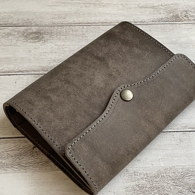 マルゴー(アッシュグレー)システム手帳ミニ6穴 - Leather マルゴー(アッシュグレー)システム手帳ミニ6穴 - Leather