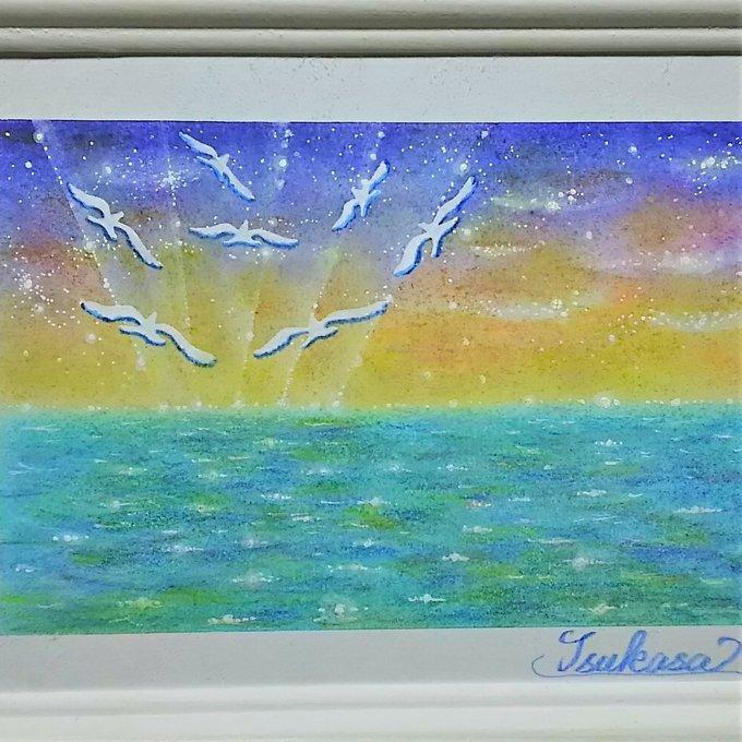 パステルアート 光ある方へ パステル原画 - T's Arts | minne パステルアート 光ある方へ パステル原画 - T's Arts | minne