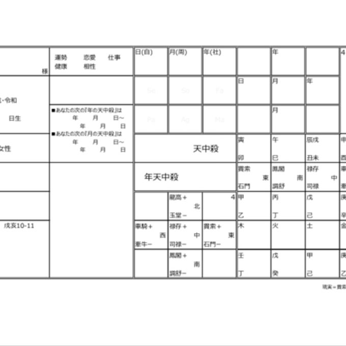 🌛算命学開運術 鑑定(鑑定書付き)🌟 - SARASA24'S GALLERY 🌛算命学開運術 鑑定(鑑定書付き)🌟 - SARASA24'S GALLERY
