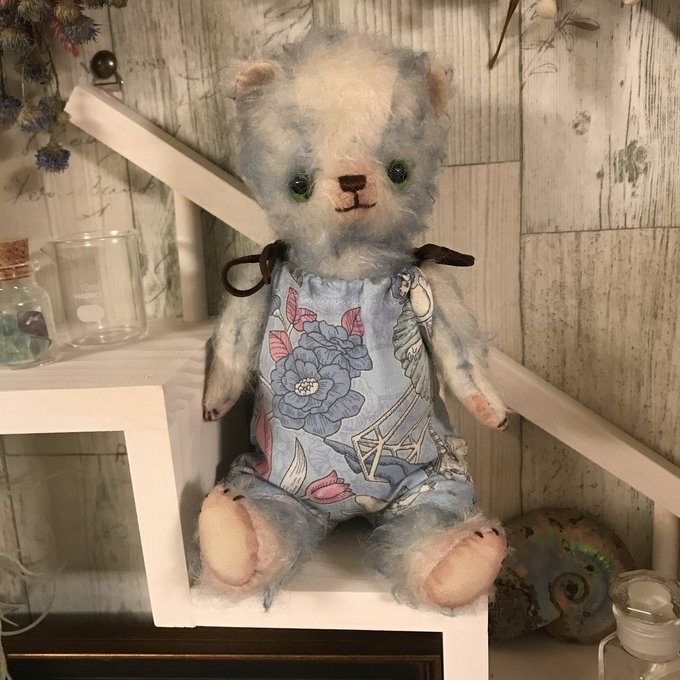 テディベア 水色のベアさん ぬいぐるみ