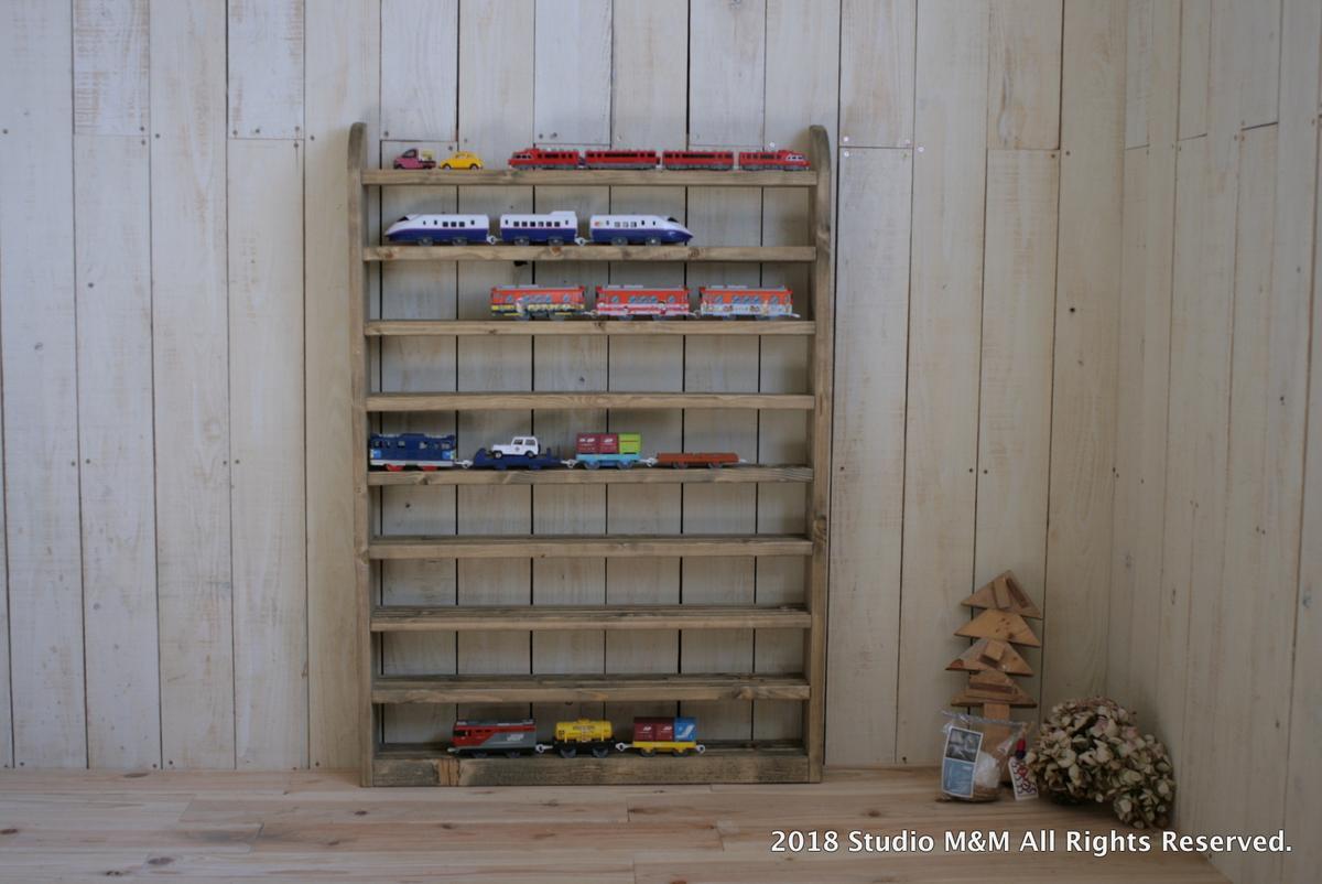 M&M プラレール トミカ BRIO 収納棚 (W60×9段) M&M プラレール トミカ BRIO 収納棚 (W60×9段)