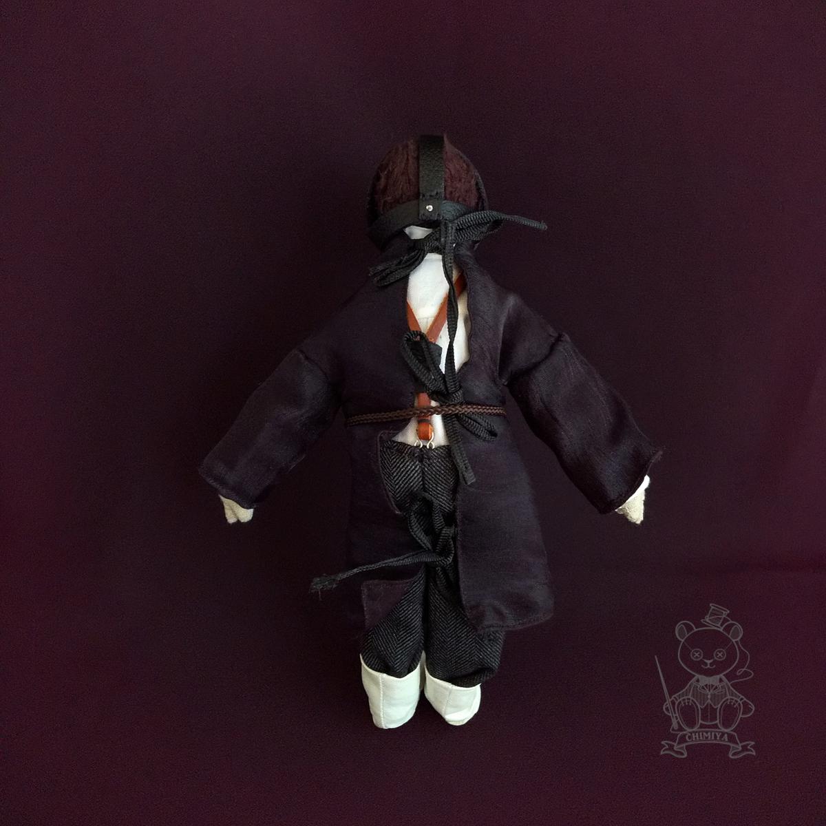 【ペスト医師人形】ペストマスクをかぶったぬいぐるみ【マスクは着脱できます】 3