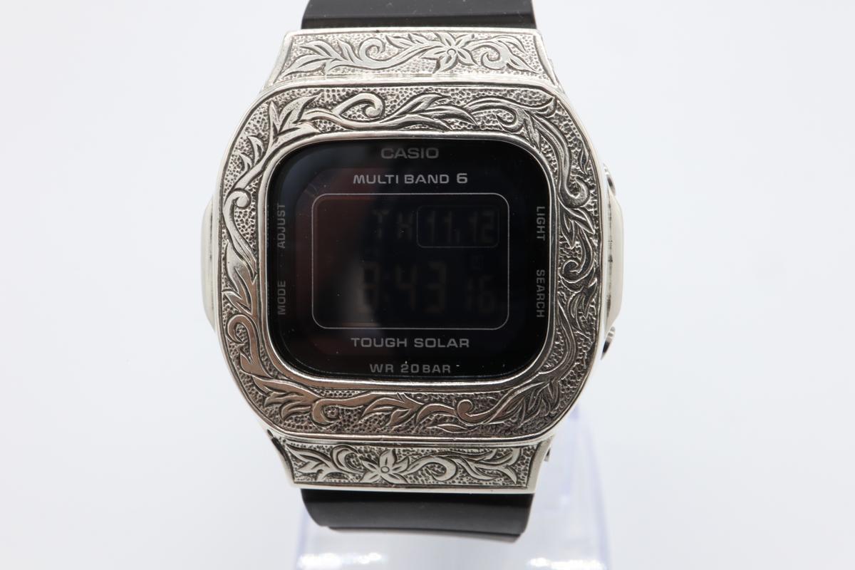 カスタムGショック カスタムベビーG BGD-5000 シルバー925 彫金