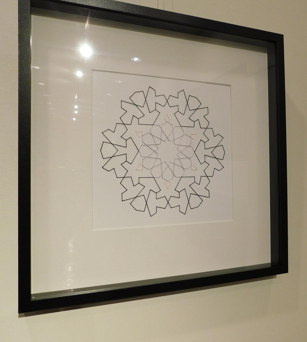 イスラム幾何学的芸術。装飾的ウォールアート。(7)