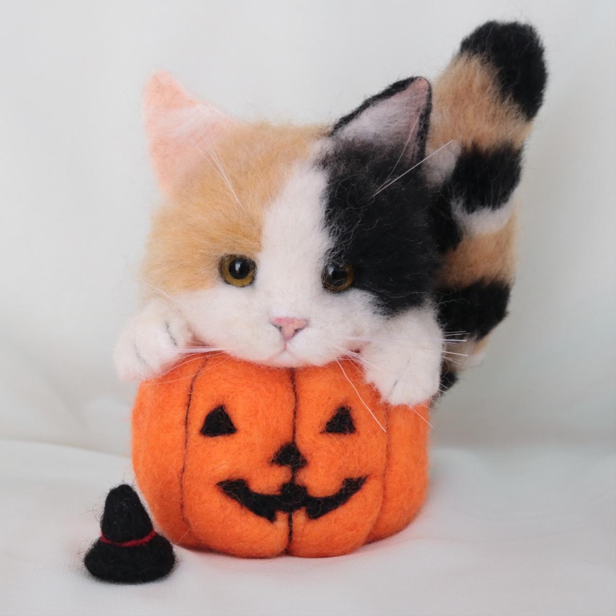 おねんね♡仔猫羊毛フエルト