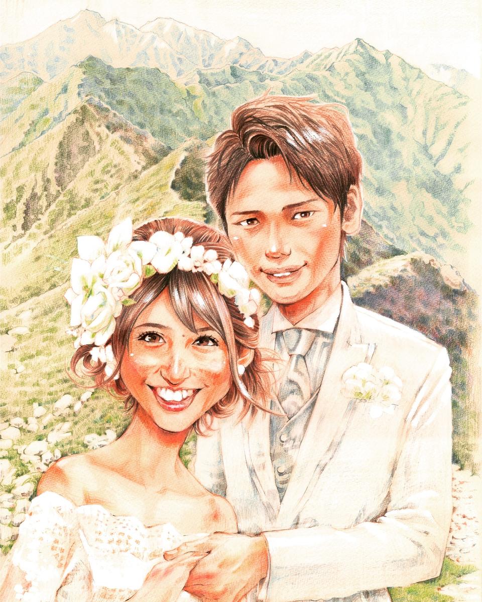 ☆似顔絵 オーダー 綺麗でリアルなタッチ ☆似顔絵 オーダー 綺麗でリアルなタッチ