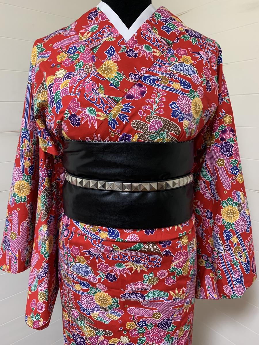 紅型の浴衣(赤) | bergosafety.com.br