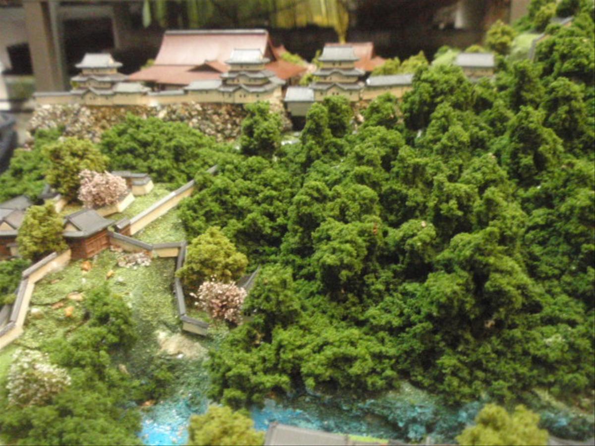 仙台城 ケース付き 日本100名城008 お城 模型 ジオラマ完成品 ミニサイズ
