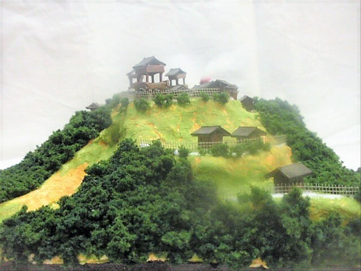 木曽福島城 ケース付き 長野の城 お城 ジオラマ模型 ミニサイズ
