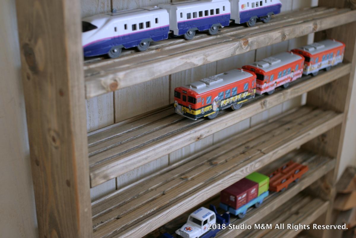 M&M プラレール トミカ BRIO 収納棚 (W60×9段) M&M プラレール トミカ BRIO 収納棚 (W60×9段)