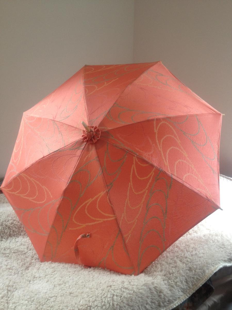着物からのリメイク手作り日傘