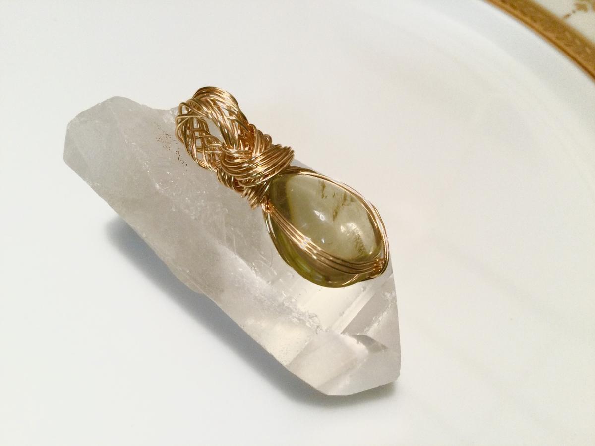 ポメラート ルナ レモンクォーツ ペンダントトップ | cassado.com.pe