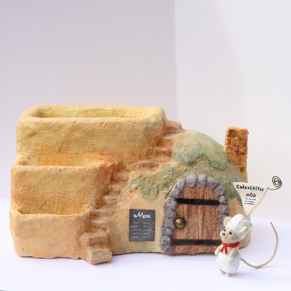ネズミのケーキ屋さん ガーデニングオーナメント 7
