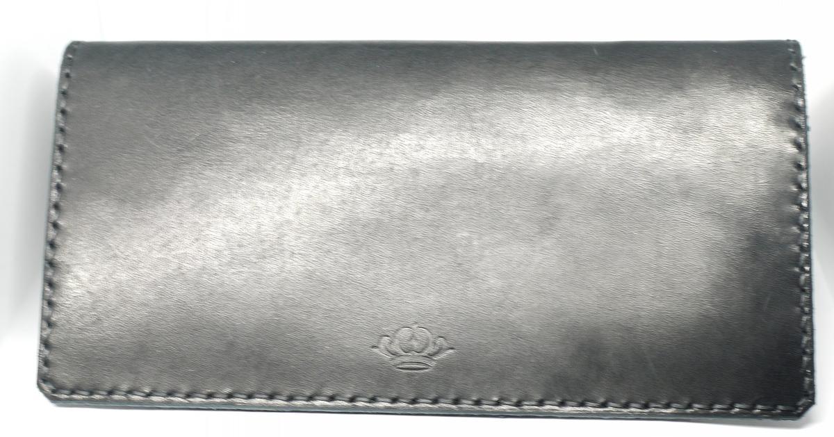 セットで持つべきブラック☆長財布☆1点物 ecou.jp
