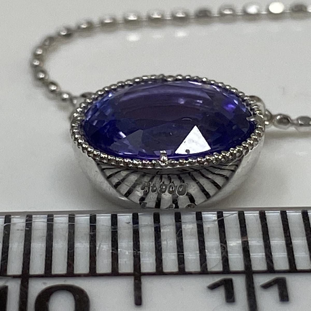 pt900 タンザナイト 1.40ct ネックレス www.samacademia.com