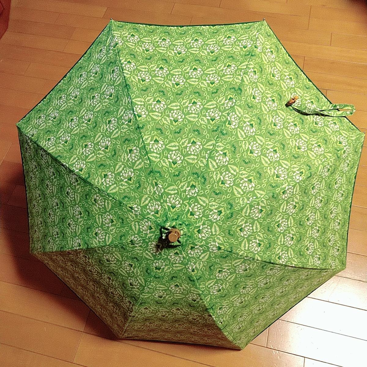 爽やかグリーンの日傘