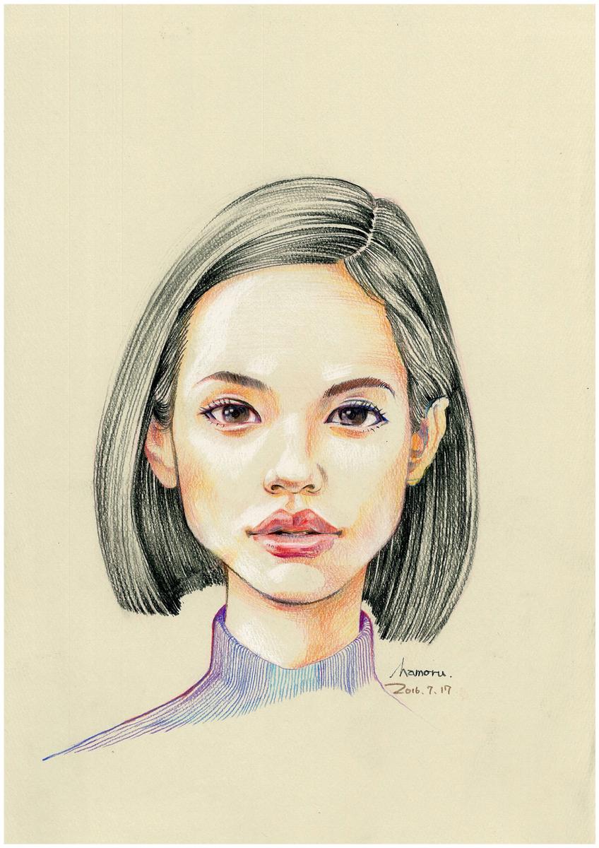 ☆綺麗・可愛い・似てる 似顔絵 オーダー (色鉛筆画 美麗タッチ) ☆綺麗・可愛い・似てる 似顔絵 オーダー (色鉛筆画 美麗タッチ)