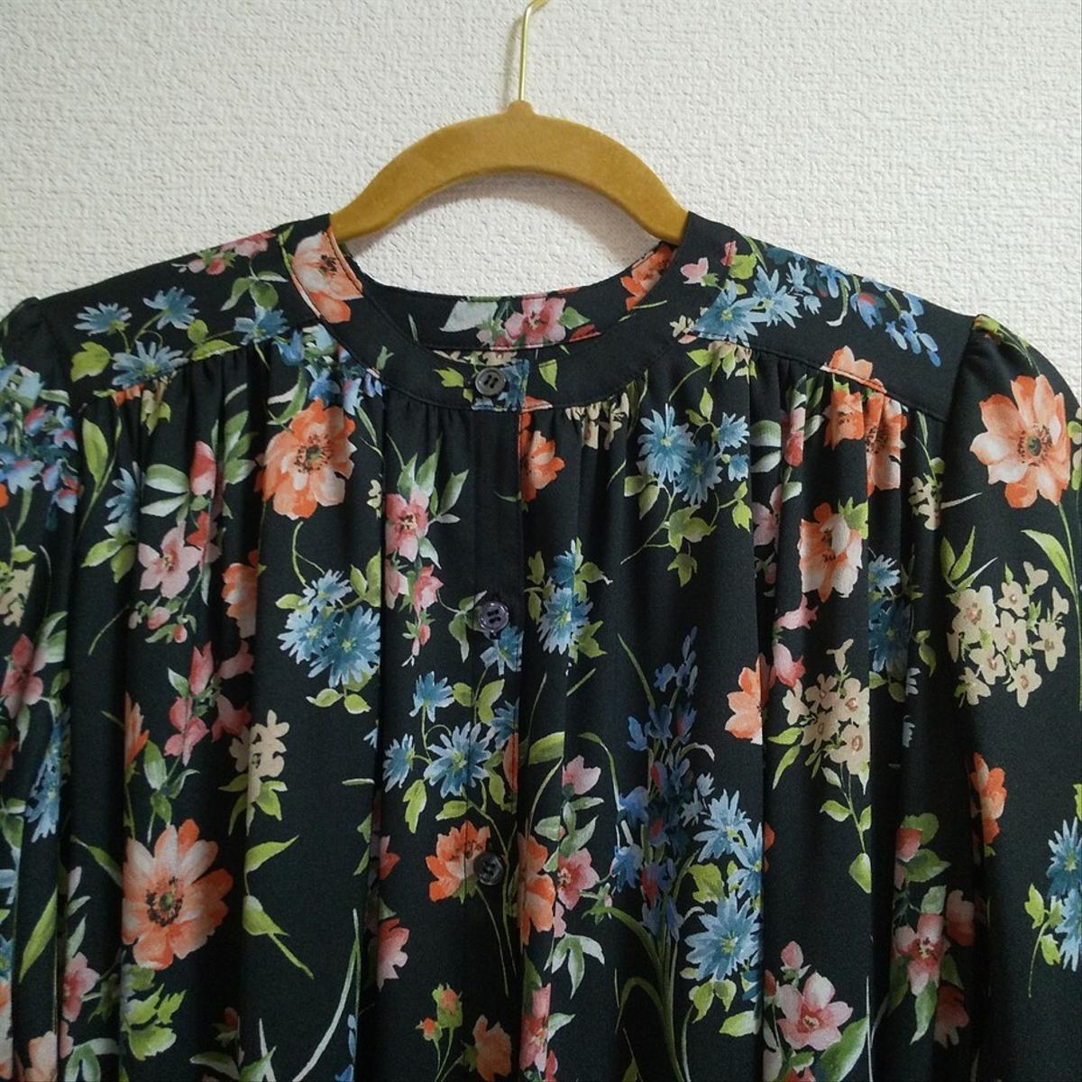 【MARNI】花柄シャツワンピース ☆シャツワンピース(花柄)☆【受注生産】