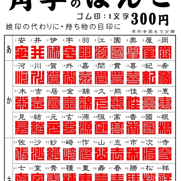 漢字 はんこのハンドメイド 手作り通販 Minne 日本最大級の