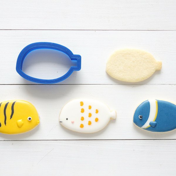 魚②【横5㎝】クッキー型・クッキーカッター