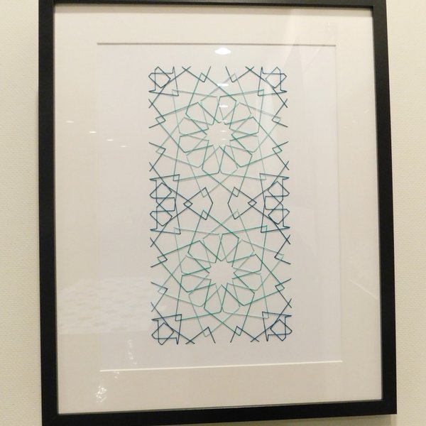 イスラム幾何学的芸術。装飾的ウォールアート。(6)