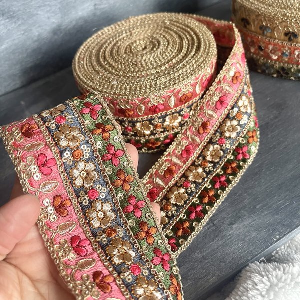 インド刺繍リボン　