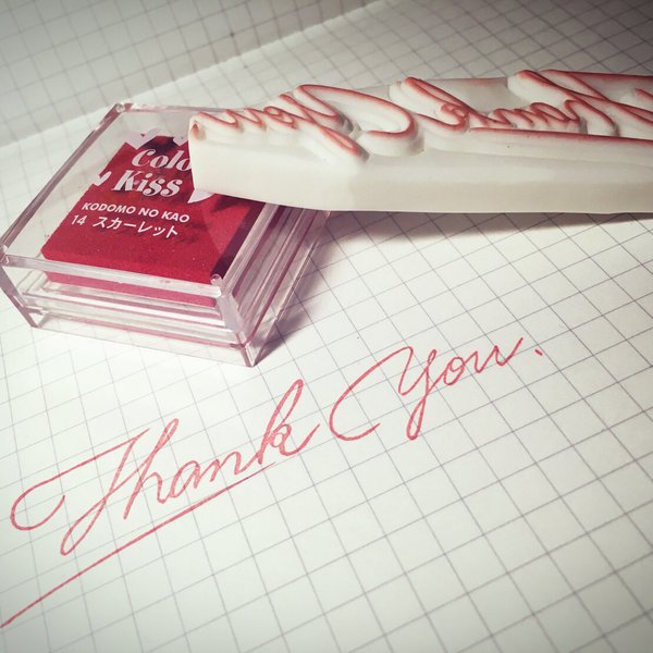 【受注生産】Thank youはんこ