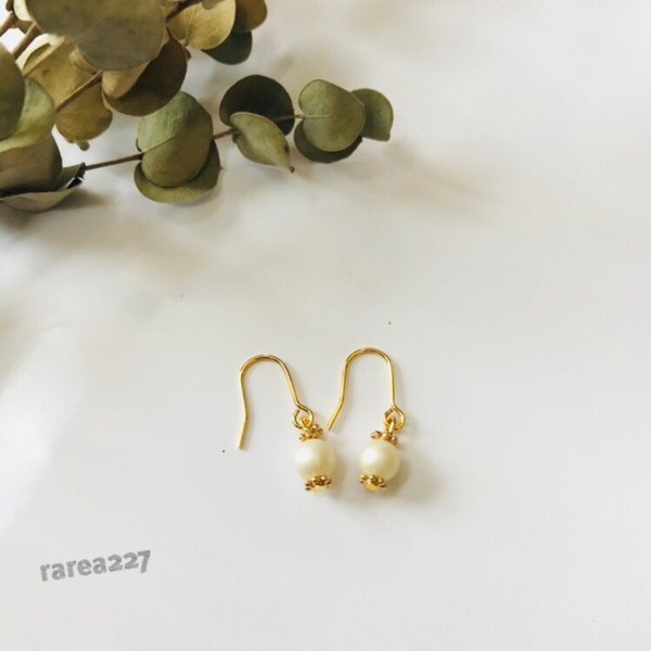 一粒パール✨ピアス