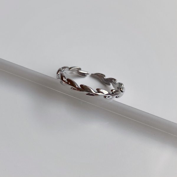 【silver925】Leaf ring シルバー